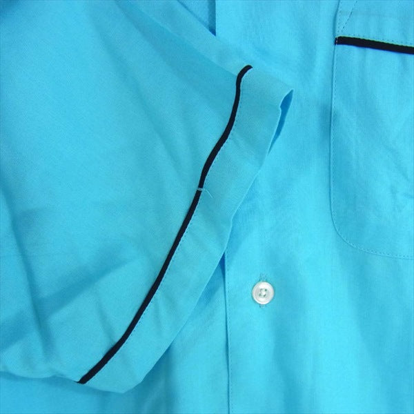 Supreme シュプリーム 17SS Playboy Bowling Shirt プレイボーイ ボーリングシャツ ブルー系 M【中古】