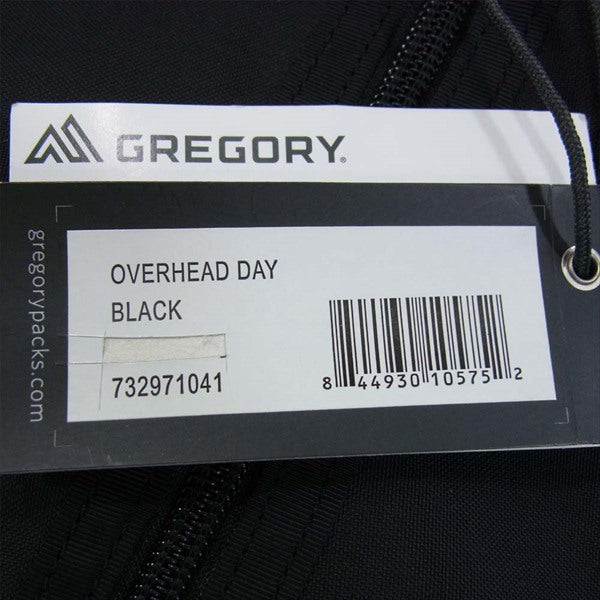GREGORY グレゴリー OVERHEAD DAY オーバーヘッドデイ リュック ブラック系【中古】
