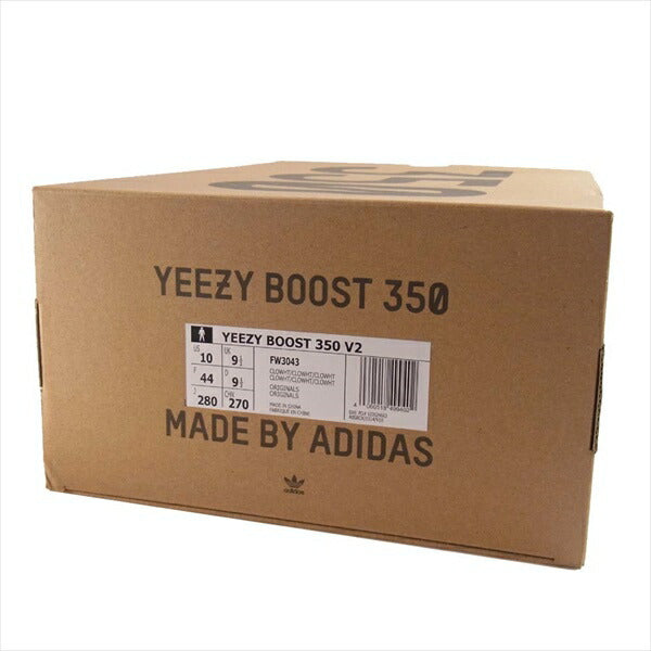 adidas アディダス イージーブースト YEEZY BOOST FW3043 カニエウエスト 350 V2 CLOUD WHITE クラウドホワイト 箱 タグ付き スニーカー 水色系 28㎝【新古品】【未使用】【中古】