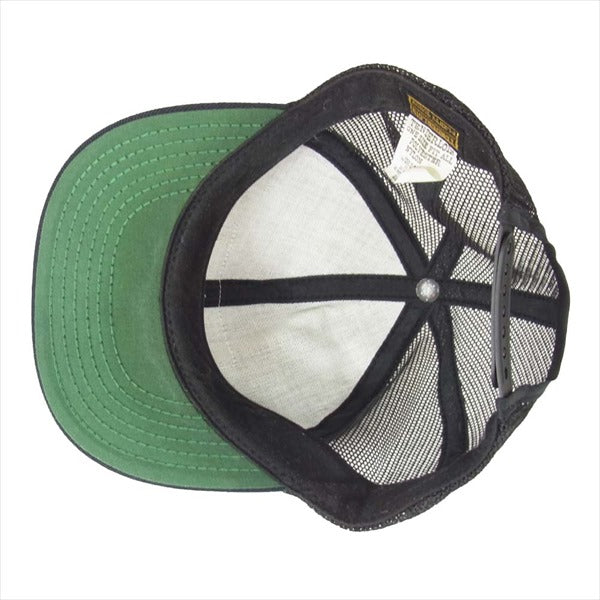 TENDERLOIN テンダーロイン T-MESH CAP UNEMPLOYED メッシュ ロゴ ワッペン キャップ 黒系 one size【中古】