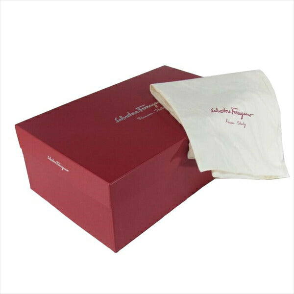 LC 60835 ガンチーニ ローファー シューズ 黒系 8 2E【美品】【中古】