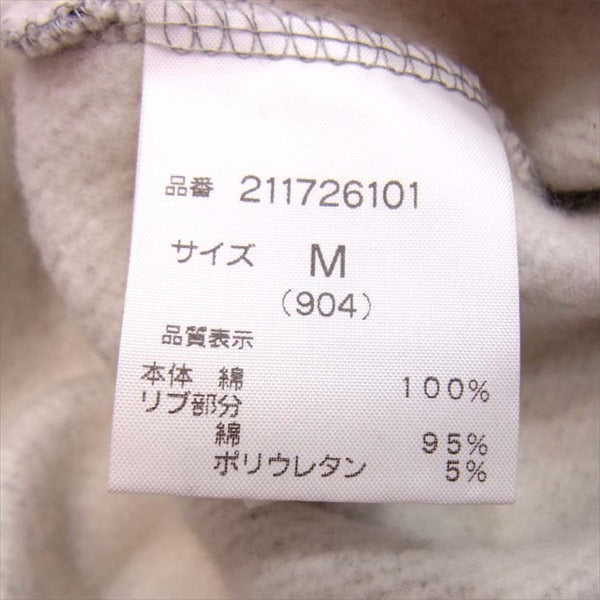 Rags McGREGOR ラグスマックレガー 211726101 裏起毛 半袖 リブ スウェット カットソー スウェット グレー系 グレー系 M【新古品】【未使用】【中古】