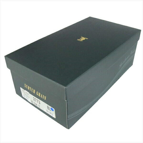 SCOTCH GRAIN スコッチグレイン 2773 シャインオアレイン 外羽根 ストレートチップシューズ ブラウン系 ブラウン系 24.5cm【中古】