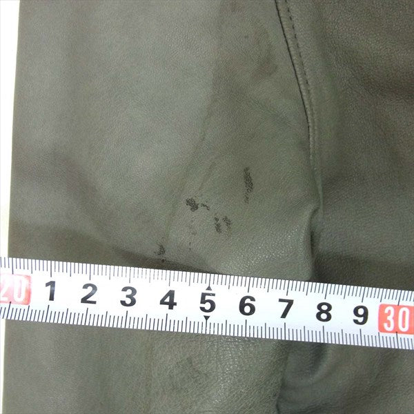 ドメニコアンドサビオ シープ レザー レディース ライダースジャケット グレー系 グレー系 36【中古】