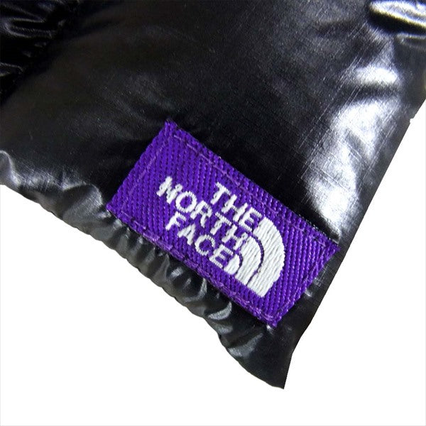 THE NORTH FACE ノースフェイス パープルレーベル Down Muffler 光電子 ダウン マフラー ブラック系 ブラック系【美品】【中古】