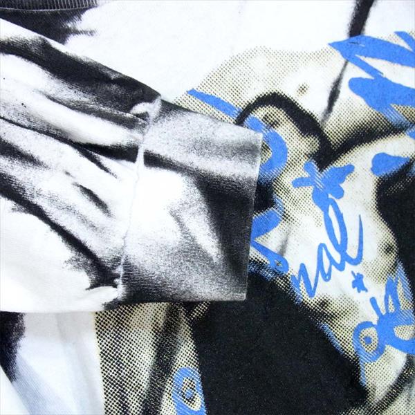 TENDERLOIN テンダーロイン TEE L/S ACID S プリント 長袖カットソー USA製 カットソー 白×黒系 L【中古】