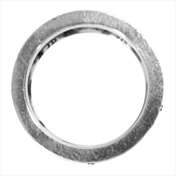Justin Davis ジャスティンデイビス SRJ755 Fame Ring フェイム クラウン ロゴ リング シルバー 6号程度【中古】