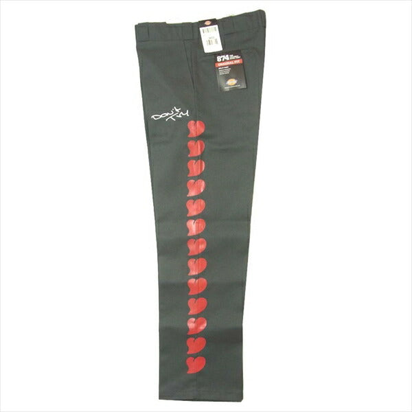 エフアールティー 874 ANSWER DICKIES ディッキーズ TROUSERS ワーク パンツ グレー系 34 × 32【新古品】【未使用】【中古】