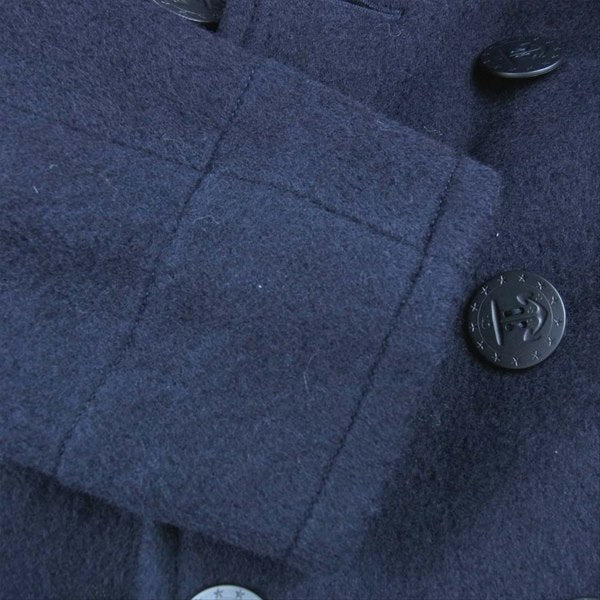 アナトミカ BB CLOTH PEA COAT LONG 13スター ボタン Pコート ネイビー系 36【新古品】【未使用】【中古】