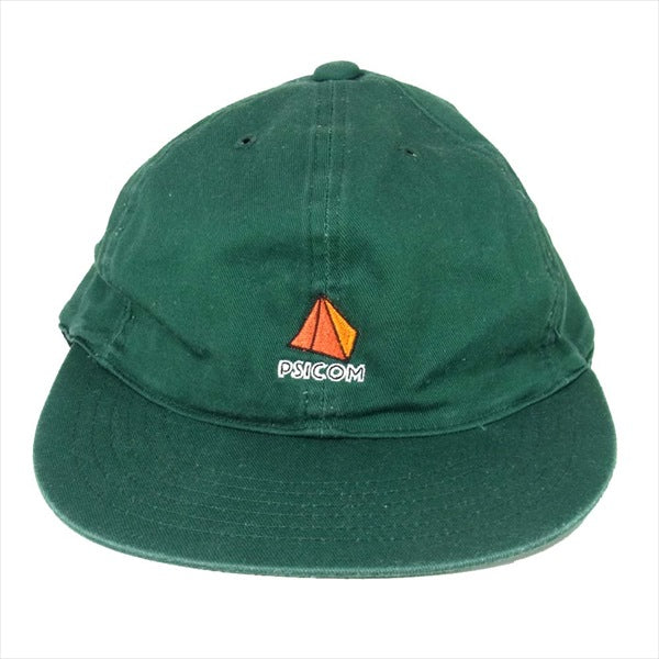サイコム Lame Cap BC レーム 野球帽 フロント 刺? ワンポイント キャップ グリーン系 グリーン系【中古】