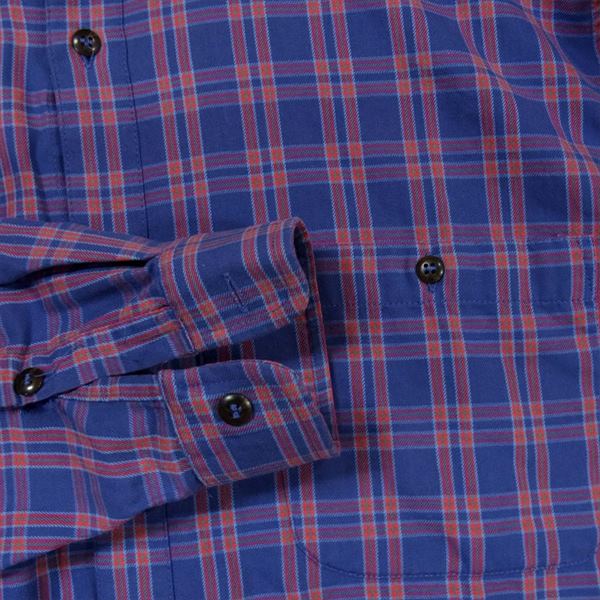 patagonia パタゴニア CHECK SHIRT チェック コットン 長袖シャツ パープル系 パープル系 表記なし【美品】【中古】