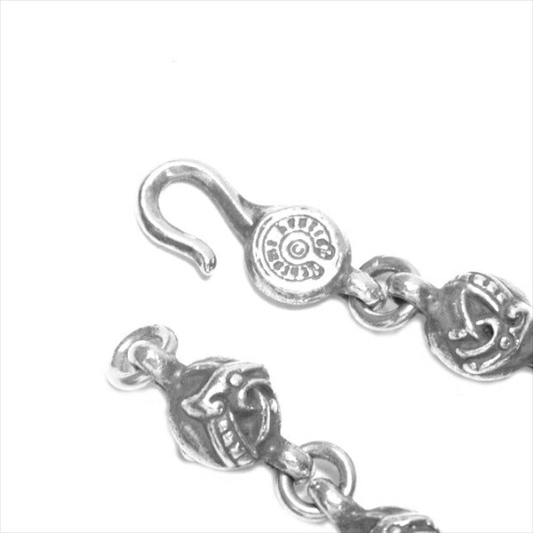 CHROME HEARTS クロムハーツ(原本無) ケルティックボール ネックレス チェーン 2連 ブレスレット シルバー【中古】