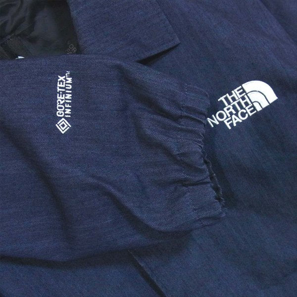 THE NORTH FACE ノースフェイス NP12042 GTX Coach ゴアテックス デニム コーチ ジャケット ナイロンインディゴデニム L【新古品】【未使用】【中古】