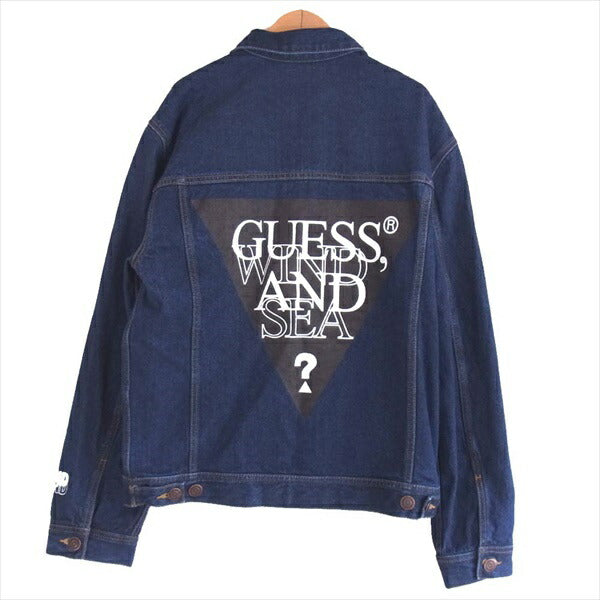 guess wind and sea denim jacket size Sジャケット/アウター