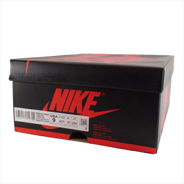 NIKE ナイキ CD0461 016 WMNS AIR JORDAN 1 HI OG SATIN エアジョーダン 1 ハイ サテン ブラックトゥ スニーカー マルチカラー系 26㎝【美品】【中古】