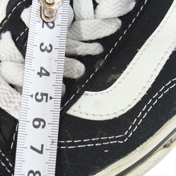 VANS バンズ 訳難あり V36OG 50th Anniversary 周年限定 OLD SCHOOL オールドスクール スニーカー 黒系 黒系 US9【中古】