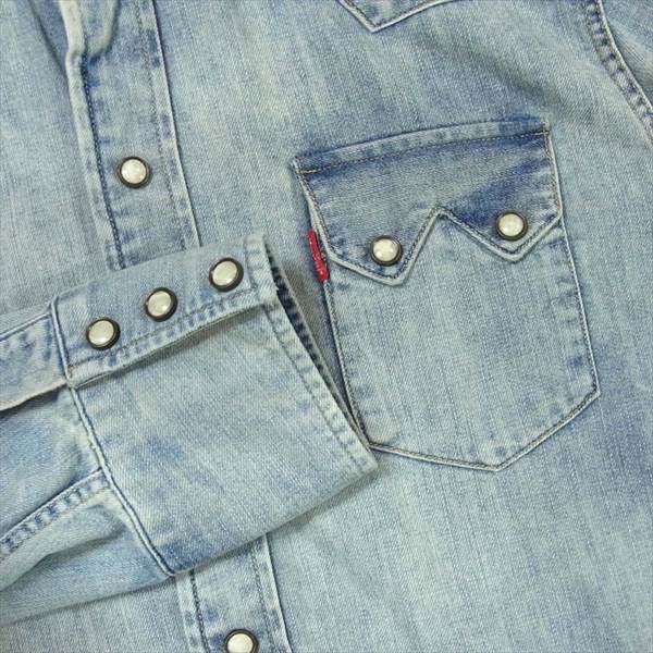 Levi's リーバイス PC9-07205-0036 復刻 サドルマン ウエスタン デニムシャツ インディゴブルー系 M【中古】