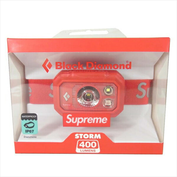 Supreme シュプリーム 20AW Black Diamond Storm 400 Headlamp ヘッドランプ  レッド系【新古品】【未使用】【中古】