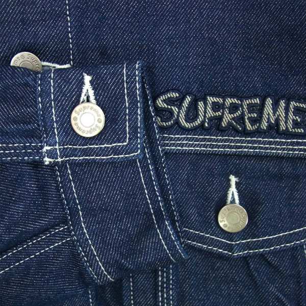 Supreme シュプリーム 20AW Smurfs Denim Trucker Jacket トラッカー デニム ジャケット インディゴブルー系 S【極上美品】【中古】