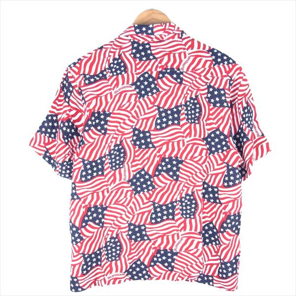 Supreme シュプリーム Flag Rayon S/S Shirt S