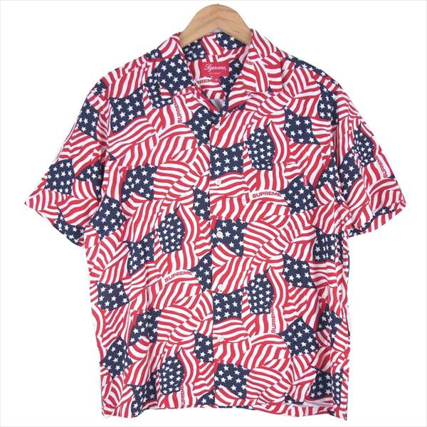 Supreme Flags Rayon S/S Shirt レーヨンシャツ