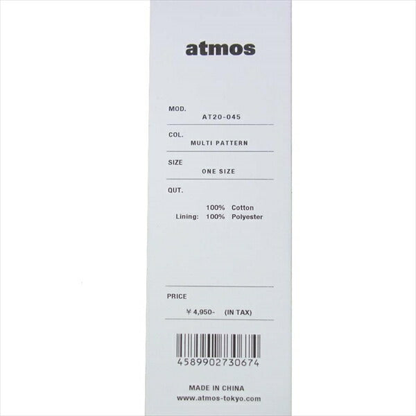 atmos アトモス x SeanWotherspoon ショーンウェザースプーン AT20-045 CORDUROY コーデュロイ サコッシュ バッグ MULTI PATTERN【新古品】【未使用】【中古】