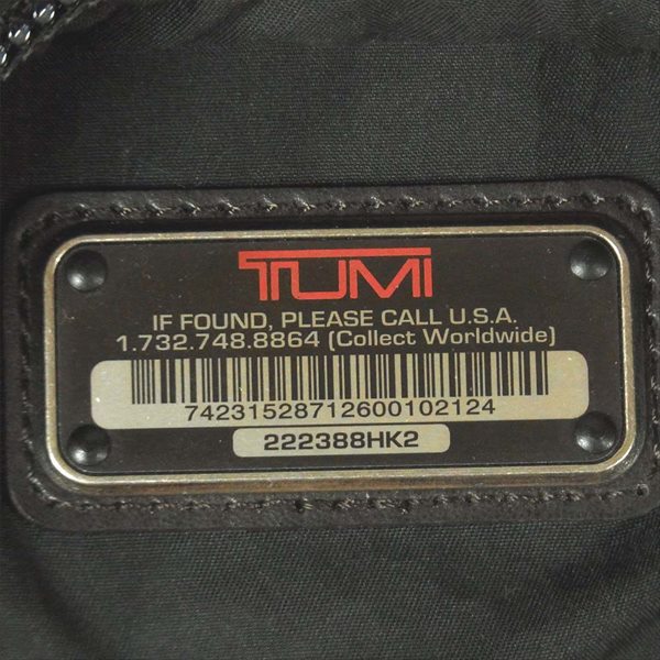 TUMI トゥミ 222388HK2 バックパック リュック ブラック系【中古】