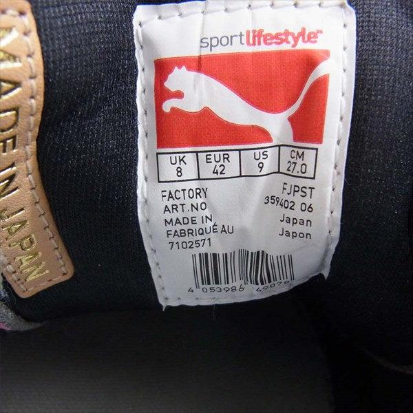 PUMA プーマ × ロンハーマン Ronherman 359402-04 スエード レザー クラシック スニーカー ピンク系 ピンク系 27cm【中古】