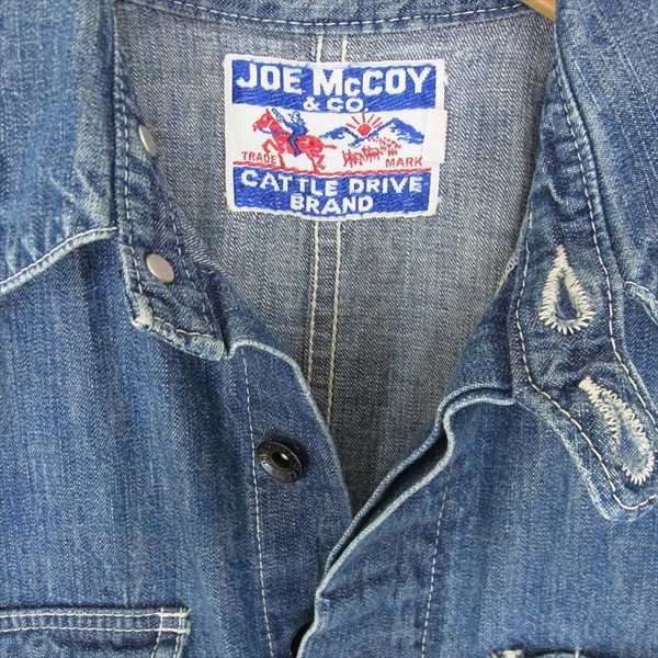 The REAL McCOY'S ザリアルマッコイズ ジョーマッコイ JOE McCOY デニム オールインワン ツナギ インディゴブルー系  36【中古】