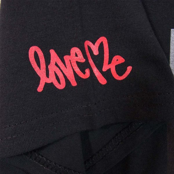 BEDWIN & THE HEARTBREAKERS ベドウィンアンドザハートブレイカーズ カーティスクリグ Curtis Kulig LOVE ME フォト プリント 半袖 Tシャツ 黒系 3【中古】
