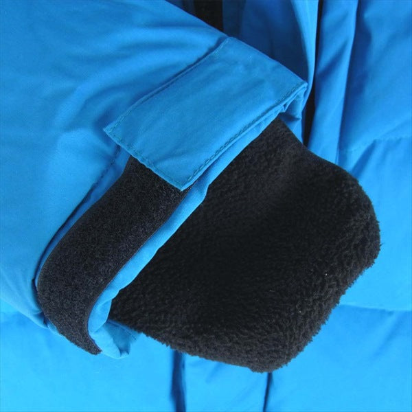 BEDWIN & THE HEARTBREAKERS ベドウィンアンドザハートブレイカーズ HOODED DOWN JACKET QUINE クワイン 袖 フリース フーデッド ダウン ジャケット 水色系 No.2【美品】【中古】