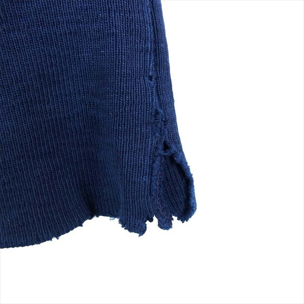 Champion チャンピオン 70s USAFA 単タグ オリジナル ハーフジップ パーカー 紺系 M【中古】