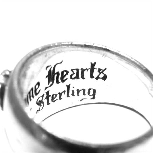 CHROME HEARTS クロムハーツ(原本無) HEART IN BAND ハート イン バンド 指輪 リング シルバー #18【中古】