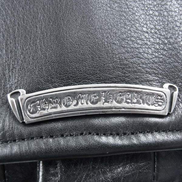 CHROME HEARTS クロムハーツ(原本無) JJ DEAN JJディーン 裏地 エルメス ジャケット ブラック系 S【中古】