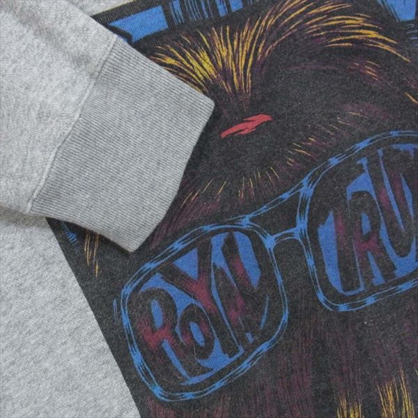 Thee Hysteric XXX ジィヒステリックトリプルエックス THE CRAMPS 長袖 ROYAL TRUX 裏起毛 スウェット グレー系 M【中古】