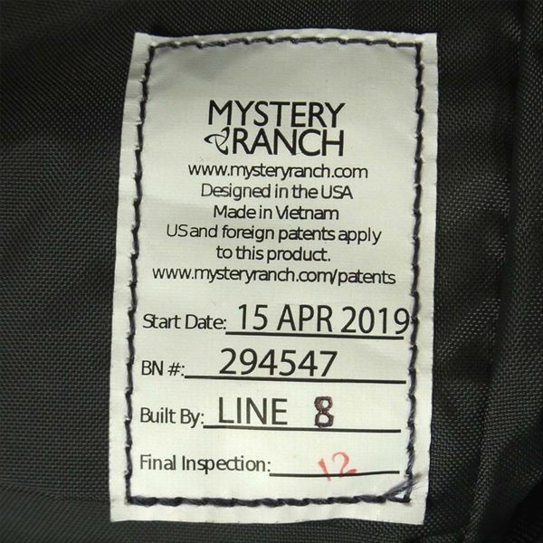 MYSTERY RANCH ミステリーランチ 15APR2019 294547 SKA スカ ナイロン ウエスト ボディ バッグ ブラック系 ブラック系【中古】