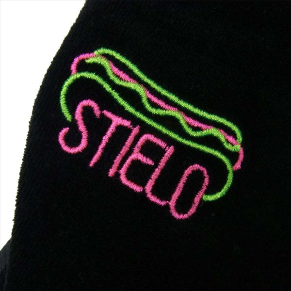 HYSTERIC GLAMOUR ヒステリックグラマー 02193CP01 NIGHT GROOVE 刺繍トラック パンツ 黒系 M【新古品】【未使用】【中古】