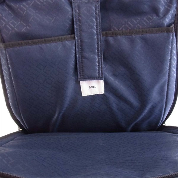 エース メンズ 5555403 2WAY ナイロン バックパック リュック ネイビー系 ネイビー系【美品】【中古】