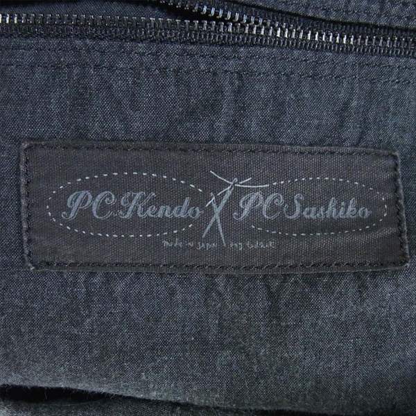 PORTER CLASSIC ポータークラシック PC SASHIKO DAYPACK 刺し子 デイパック サック リュック ブラック系【中古】