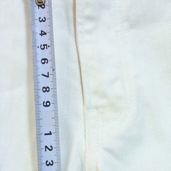 HYSTERIC GLAMOUR ヒステリックグラマー 0243AP01 14AW ペグトップ スリムデニム デニム パンツ 白系 白系 30【中古】