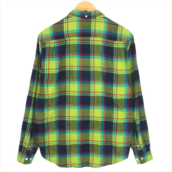 19ss Supreme Plaid Flannel Shirt Lサイズ