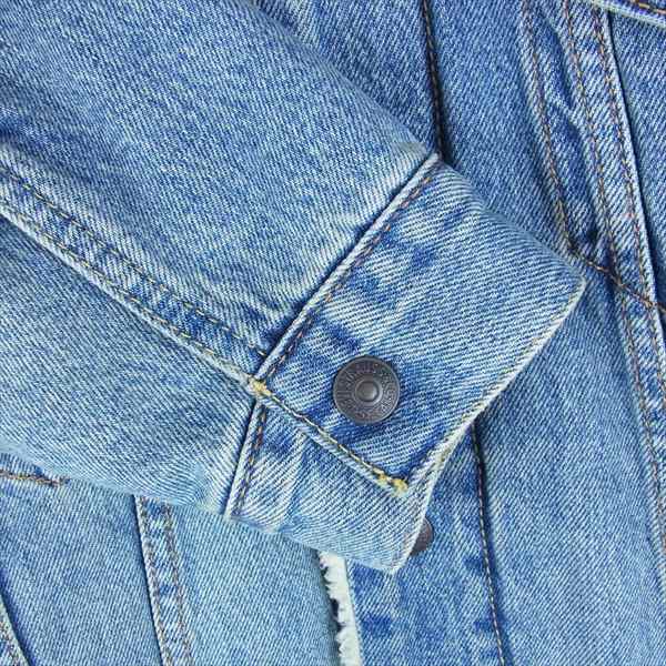 Levi's リーバイス 163650044 SHERPA TRUCKER JKT MEDIUM WASH シェルパ トラッカー デニム ボア ジャケット インディゴブルー系 S【新古品】【未使用】【中古】