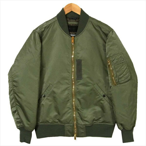 junhashimoto MA-1ジャケット オリーブグリーン junhashimoto ma-1 junhashimoto MA-1ジャケット オリーブグリーン
