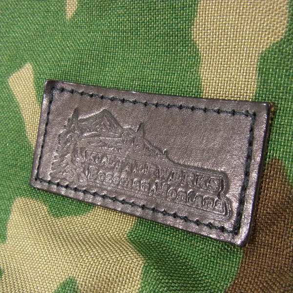 クレッターワークス カモフラ ナイロン 迷彩 バックパック リュック カーキ(オリーブグリーン)系【中古】