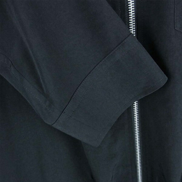 Yohji Yamamoto ヨウジヤマモト グラウンドワイ GroundY GR-B11-500 Vintage Decyne Epaulet Rib Long Shirt ロング シャツ ブラック系 3【新古品】【未使用】【中古】