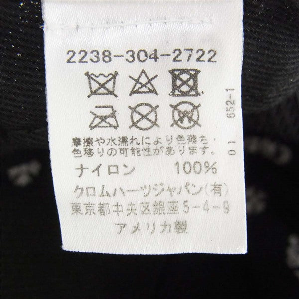 CHROME HEARTS クロムハーツ(原本無) 2238-304-2722 BSBL MESH CAP CH メッシュ CH刺繍 ベースボール キャップ 帽子 ブラック系【中古】