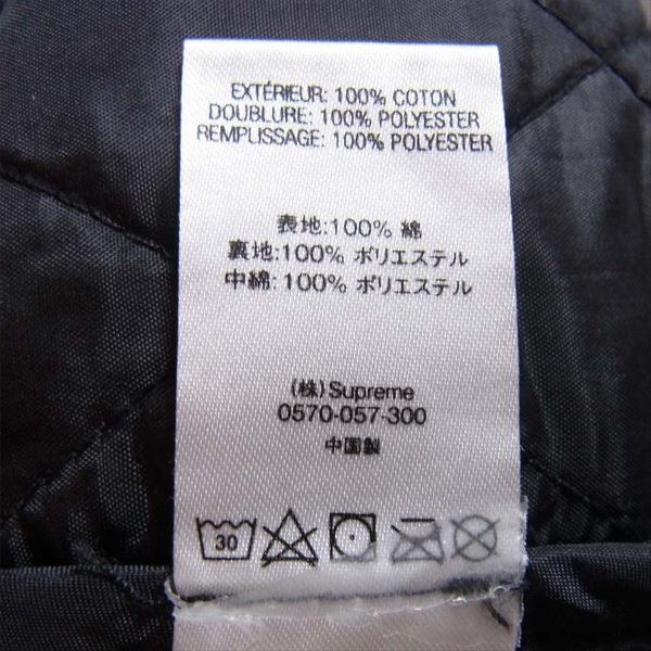Supreme シュプリーム 19AW Quilted Paisley Jacket キルティング ペイズリー ジャケット 黒 S【中古】