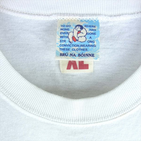 BRU NA BOINNE ブルーナボイン No.8998 レスラーTシャツ Tシャツ 白系 白系 XL【中古】