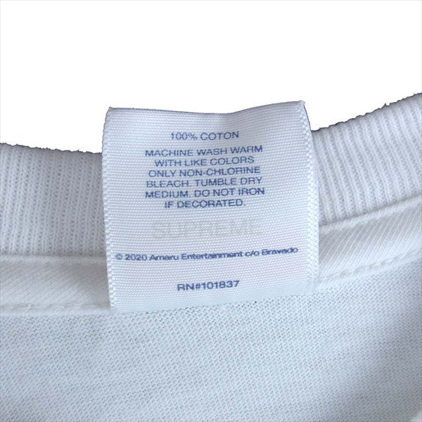 Supreme シュプリーム 20SS Tupac Hologram Tee 2Pac ツーパック Tシャツ 半袖シャツ 白 M【極上美品】【中古】