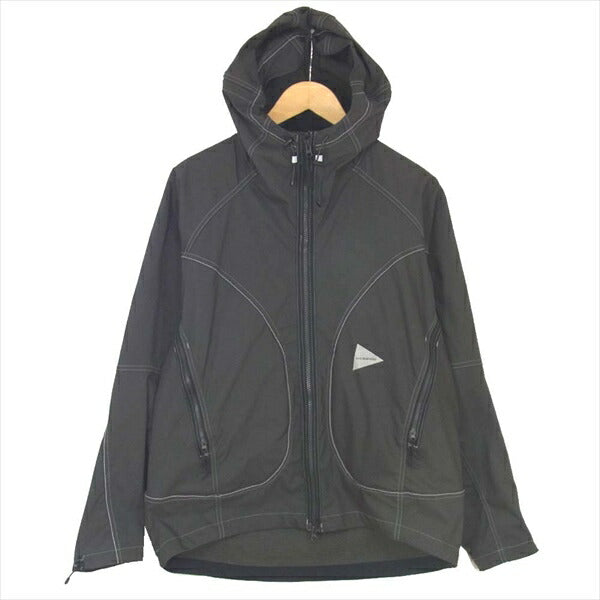 and wander アンドワンダー AW43-FT012 Dry touch strech jacket マウンテン パーカー ジャケット グレー系  3【中古】